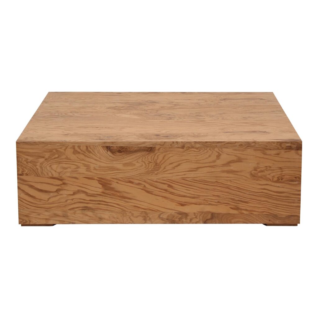 Nash Coffee Table Honey Brown Burl - Image 5