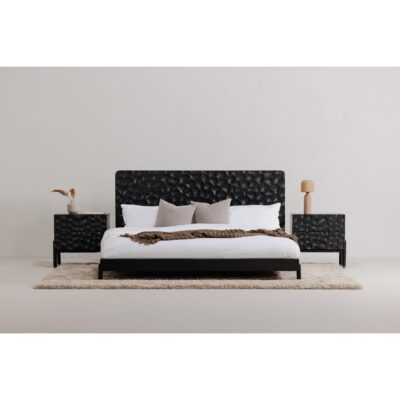 Misaki Queen Bed Black GZ-1160-02-0 GZ 1160 02 0 50