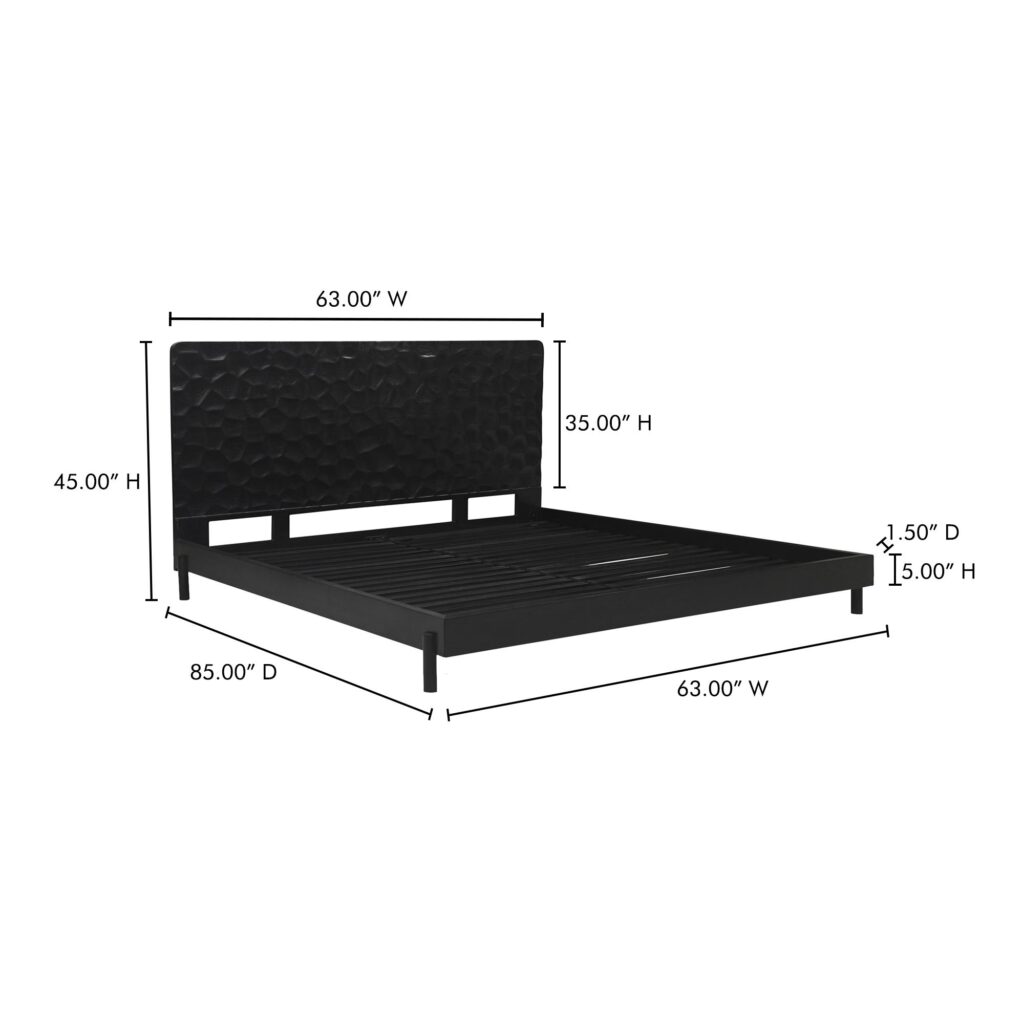 Misaki Queen Bed Black - Image 14