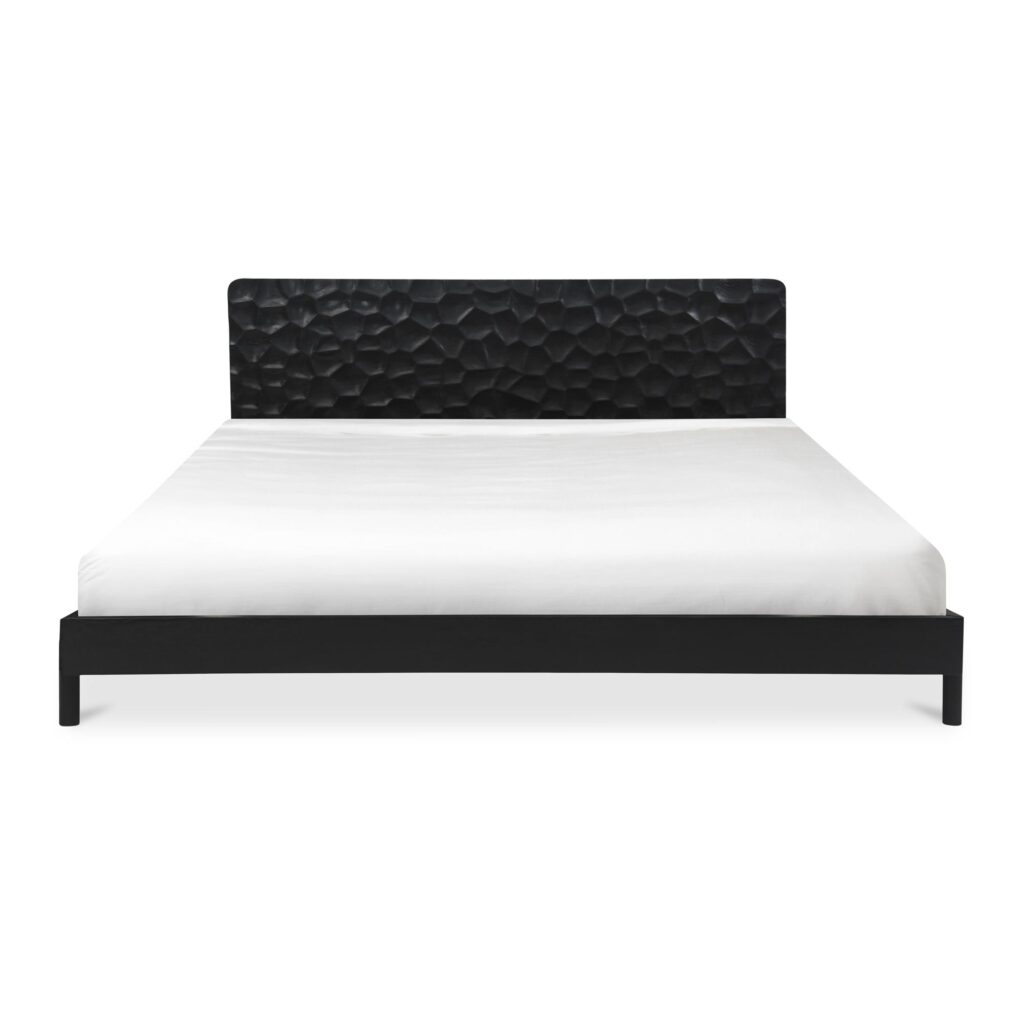 Misaki Queen Bed Black