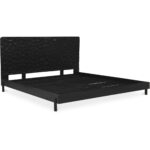 Misaki Queen Bed Black GZ-1160-02-0 GZ 1160 02 22