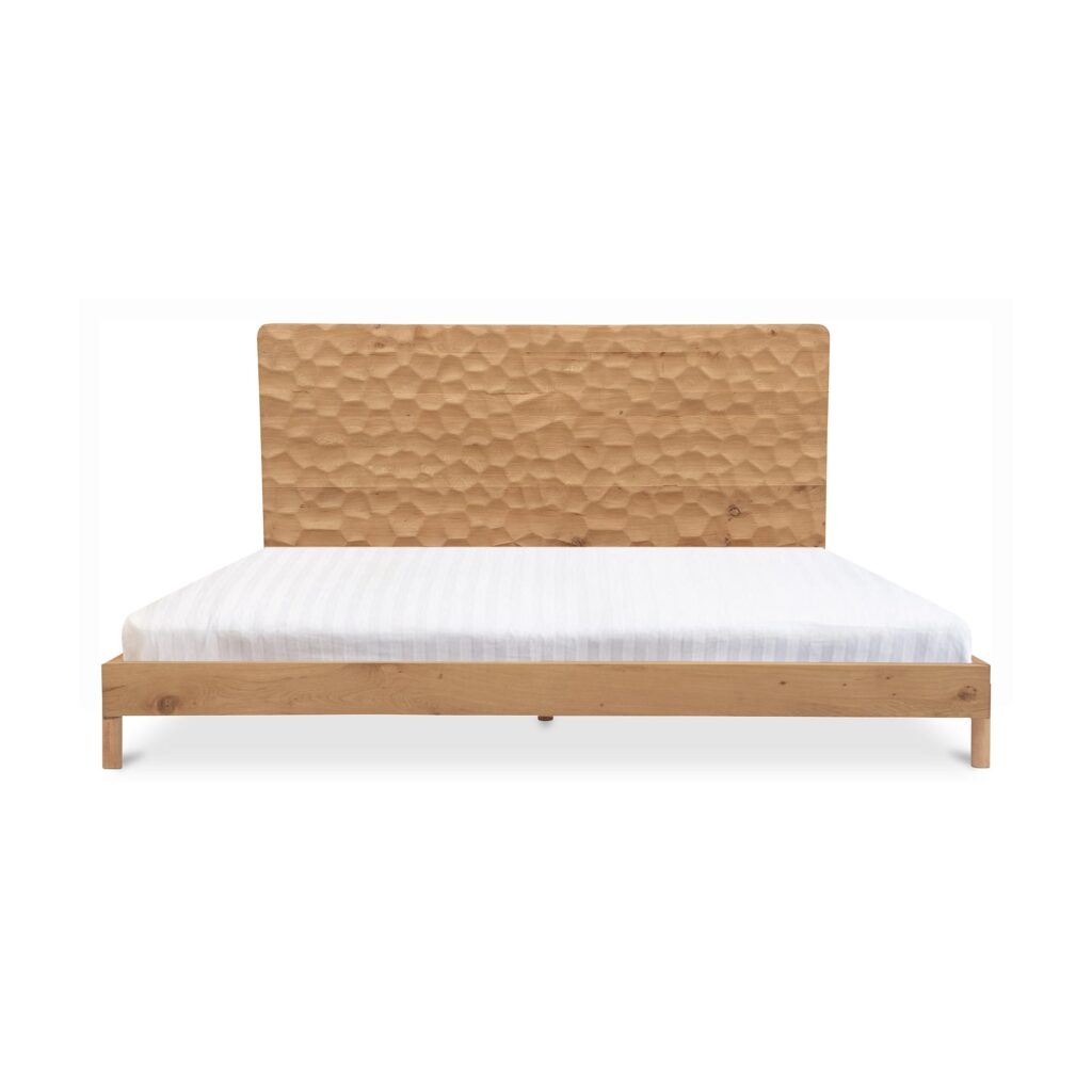 Misaki Queen Bed Natural - Image 3