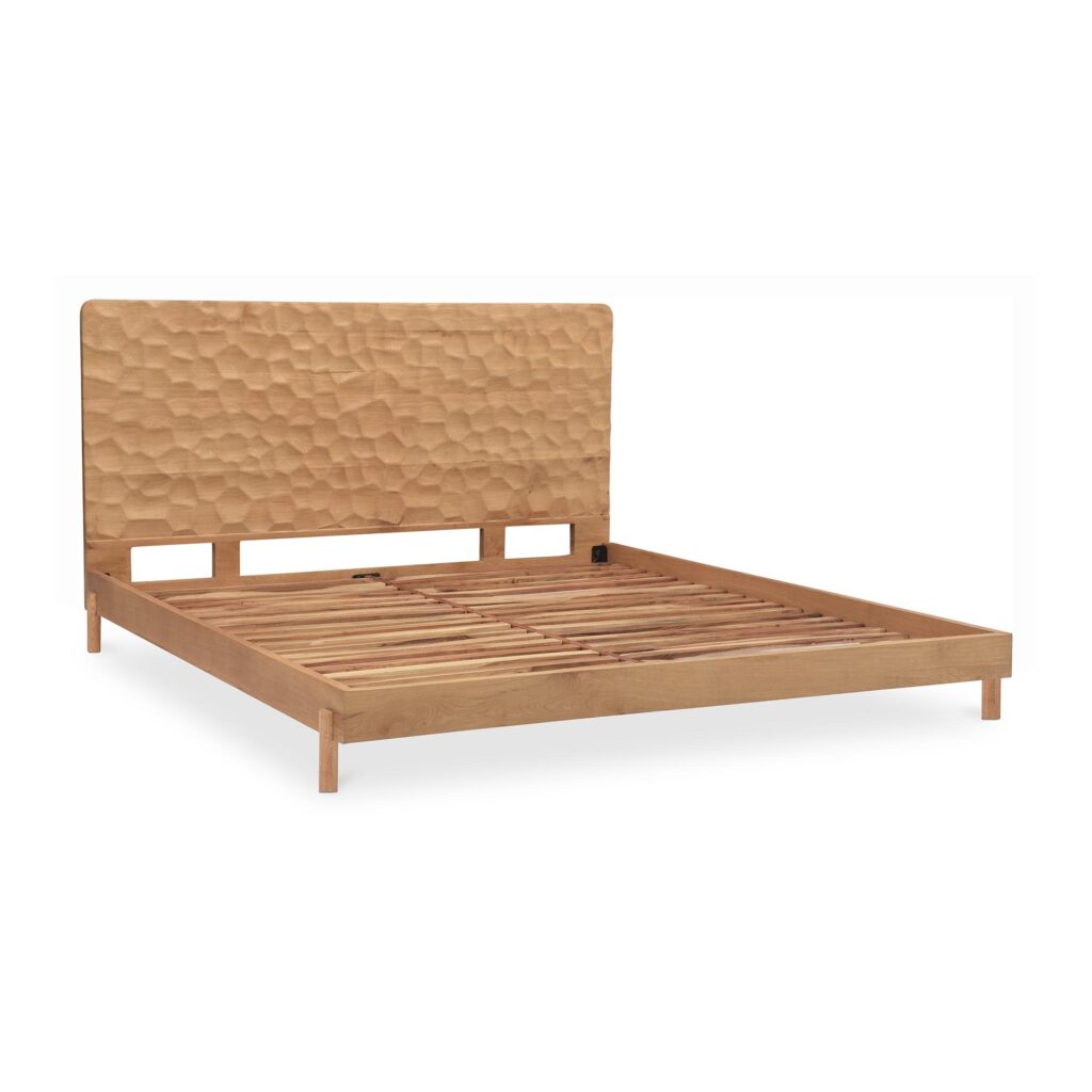 Misaki Queen Bed Natural - Image 6