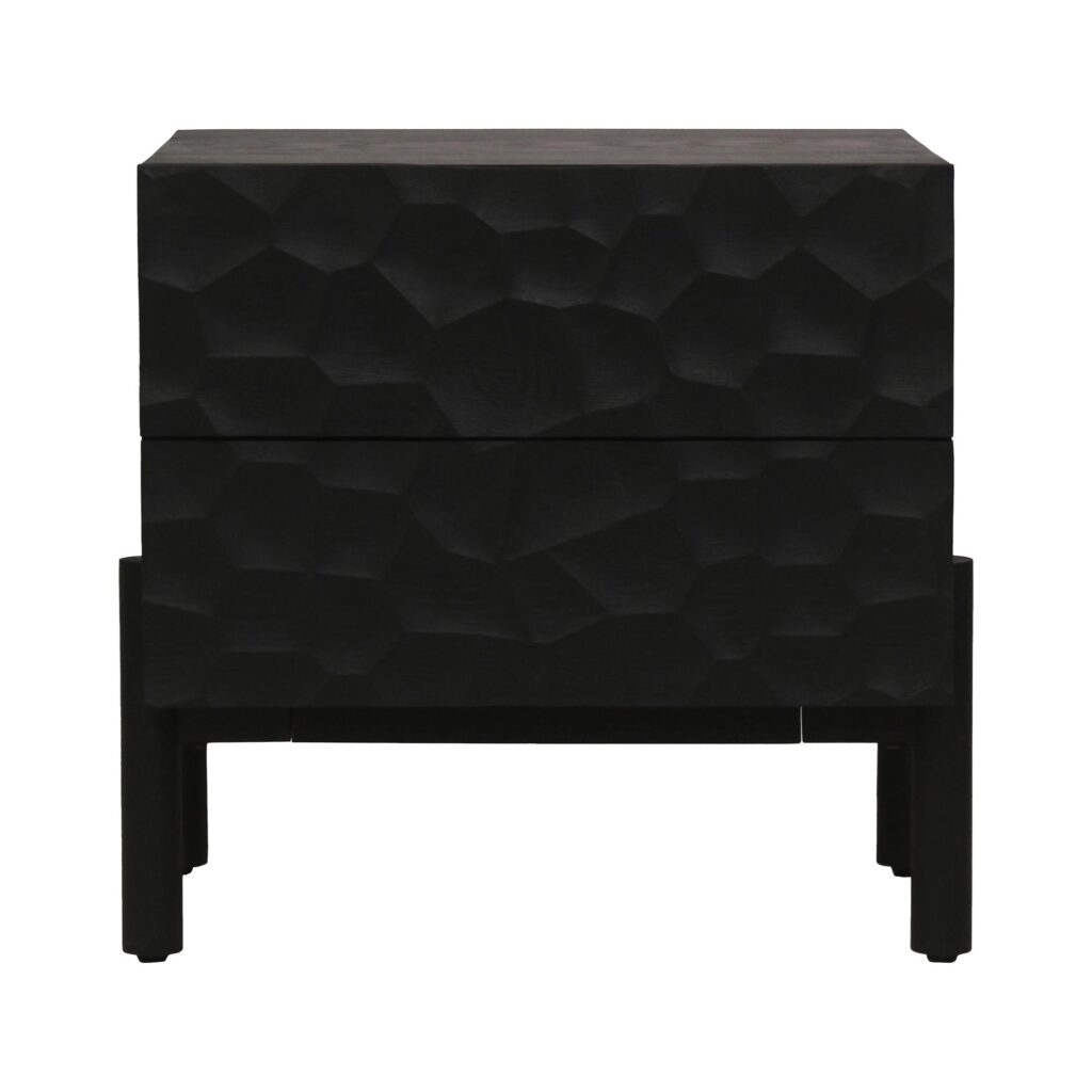 Misaki Nightstand Black