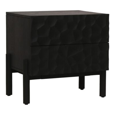 Misaki Nightstand Black GZ-1162-02 GZ 1162 02 02