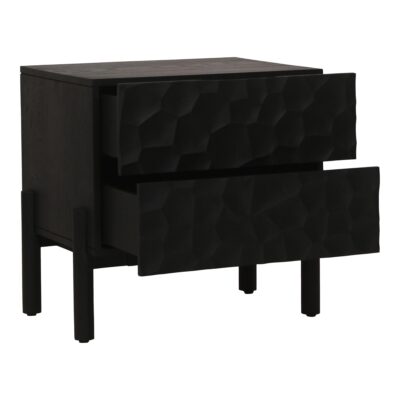 Misaki Nightstand Black GZ-1162-02 GZ 1162 02 03