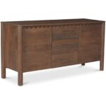 Wiley 3 Drawer Sideboard Vintage Brown GZ-1164-03 GZ 1164 03 01