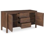 Wiley 3 Drawer Sideboard Vintage Brown GZ-1164-03 GZ 1164 03 06