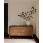 Wiley 3 Drawer Sideboard Vintage Brown GZ-1164-03 GZ 1164 03 30