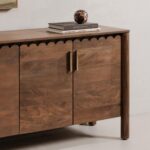 Wiley 4 Door Sideboard Vintage Brown GZ-1165-03 GZ 1165 03 32
