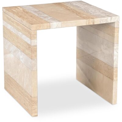 Rosa Accent Table Multicolor Marble GZ-1181-37-0 GZ 1181 37 0 01