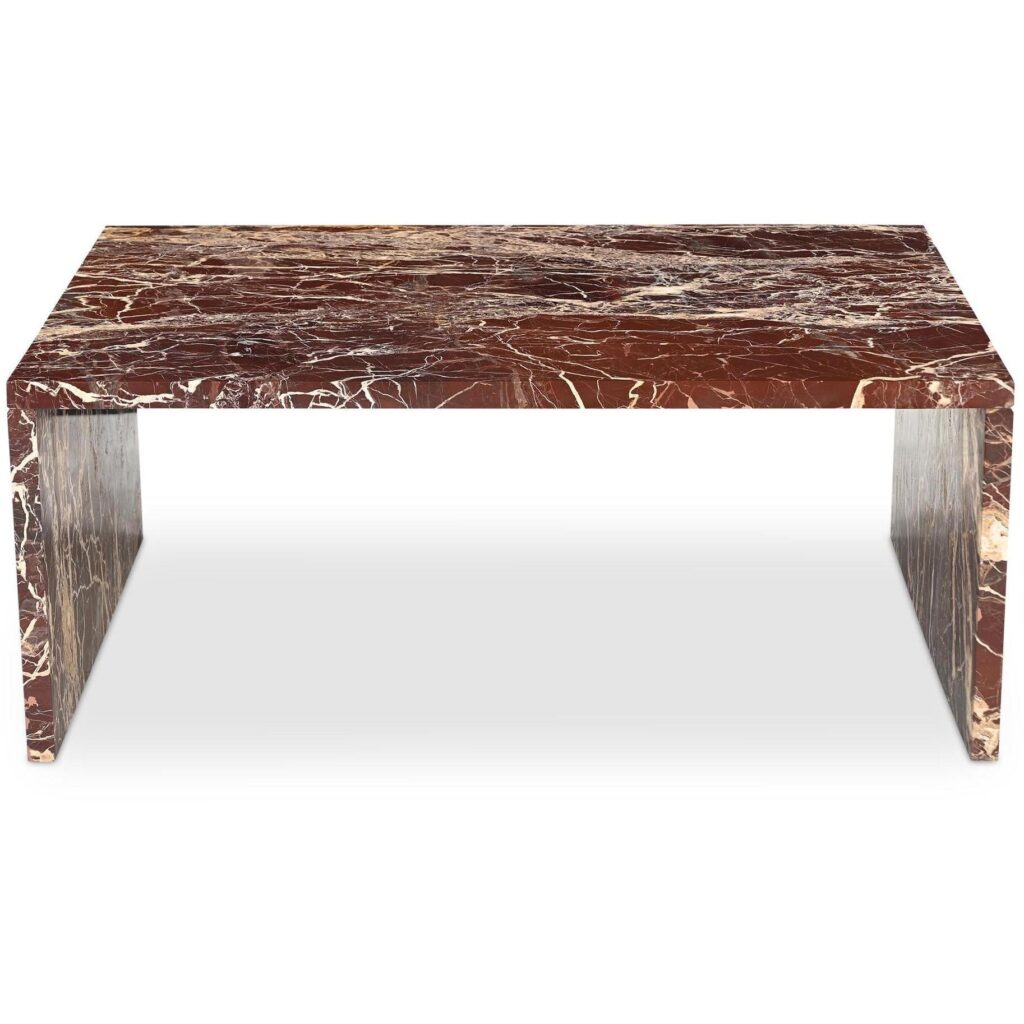 Rosa Coffee Table Rosso Levnato Marble