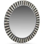 Isolde Mirror Black and Beige Marble GZ-1183-37 GZ 1183 37 Isolde diagR shadsilo