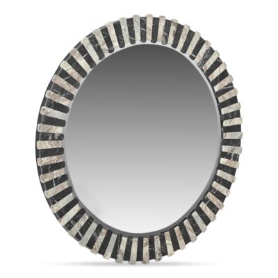 Isolde Mirror Black and Beige Marble GZ-1183-37 GZ 1183 37 Isolde diagR shadsilo