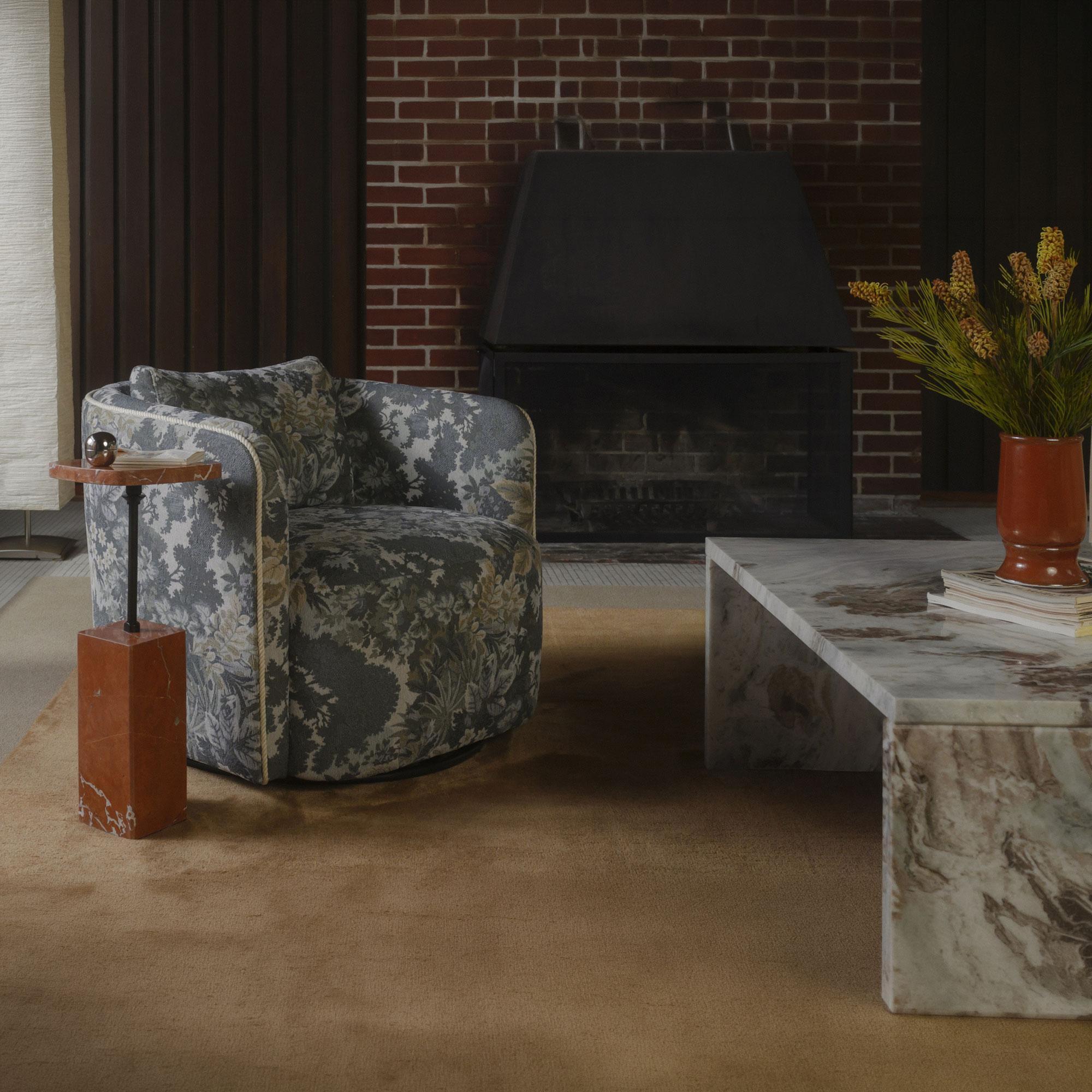 Caro Side Table Rosso Alicante Marble 3 Caro Side Table Rosso Alicante Marble - Image 3