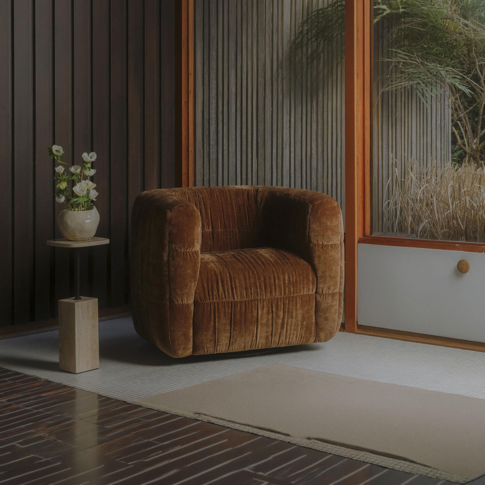 Caro Side Table Travertine 3 Caro Side Table Travertine - Image 3