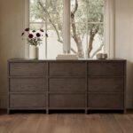 Jenson 9 Drawer Dresser Brown 4 Jenson 9 Drawer Dresser Brown HN-1006-03 HN 1006 03 10