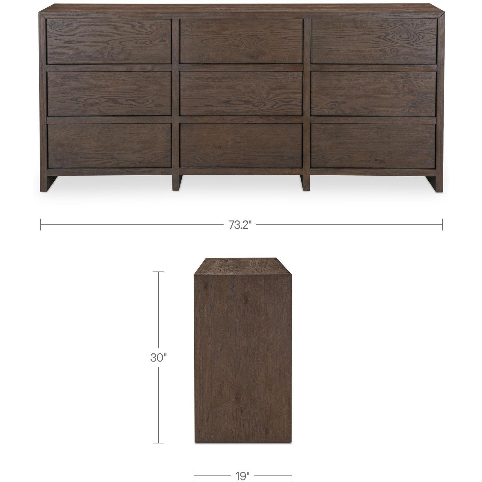 Jenson 9 Drawer Dresser Brown 3 Jenson 9 Drawer Dresser Brown - Image 3