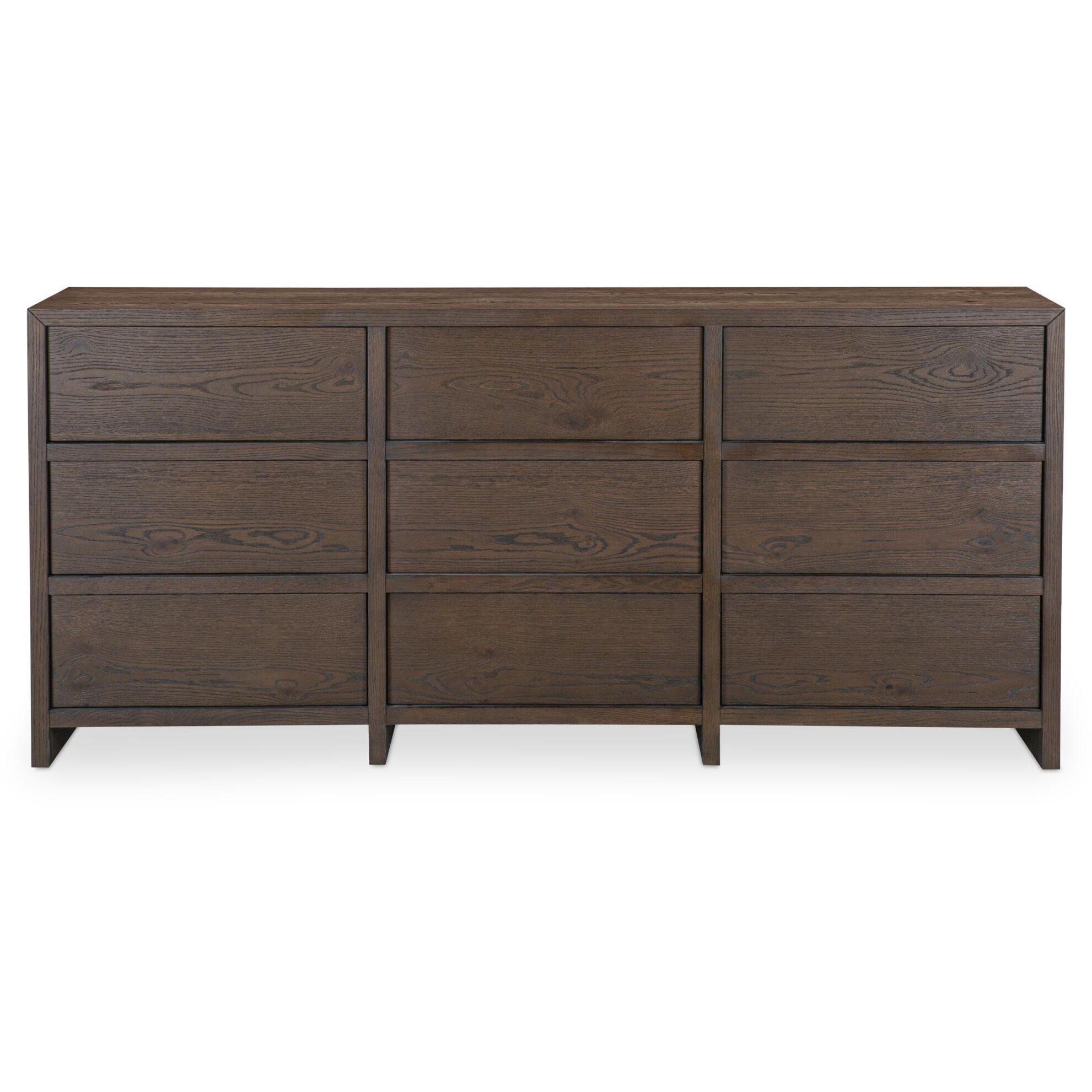 Jenson 9 Drawer Dresser Brown 1 Jenson 9 Drawer Dresser Brown
