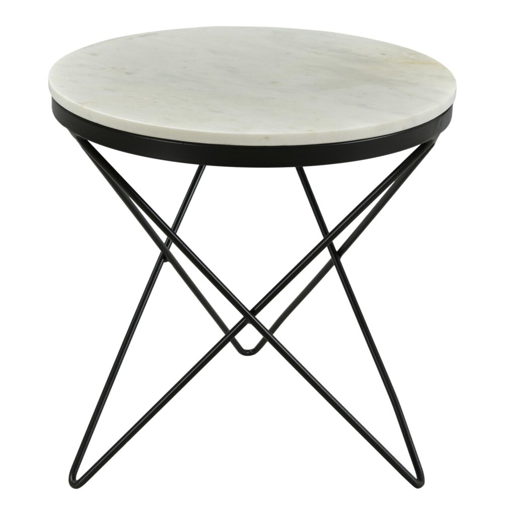 Haley Side Table Black Base - Image 2