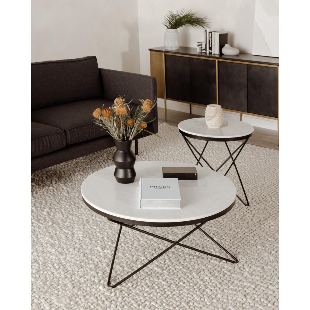 Haley Coffee Table Black Base - Image 5