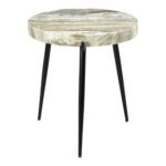 Brinley Marble Accent Table 6 Brinley Marble Accent Table IK-1008-21 IK 1008 21 01