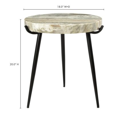 Brinley Marble Accent Table IK-1008-21 IK 1008 21 70