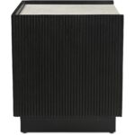 Carter Nightstand Black IK-1035-02 IK 1035 02 Carter side shadsilo