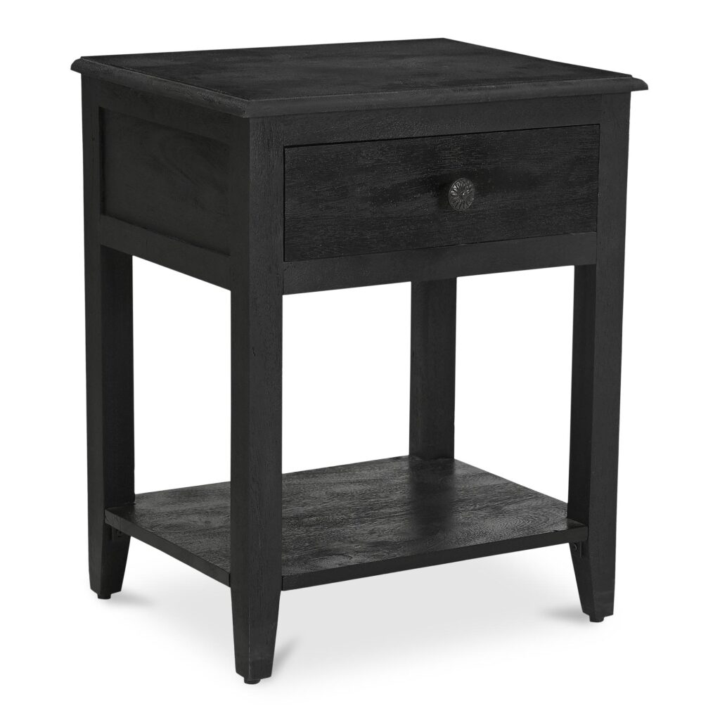 Corrine Nightstand Antique Black - Image 2