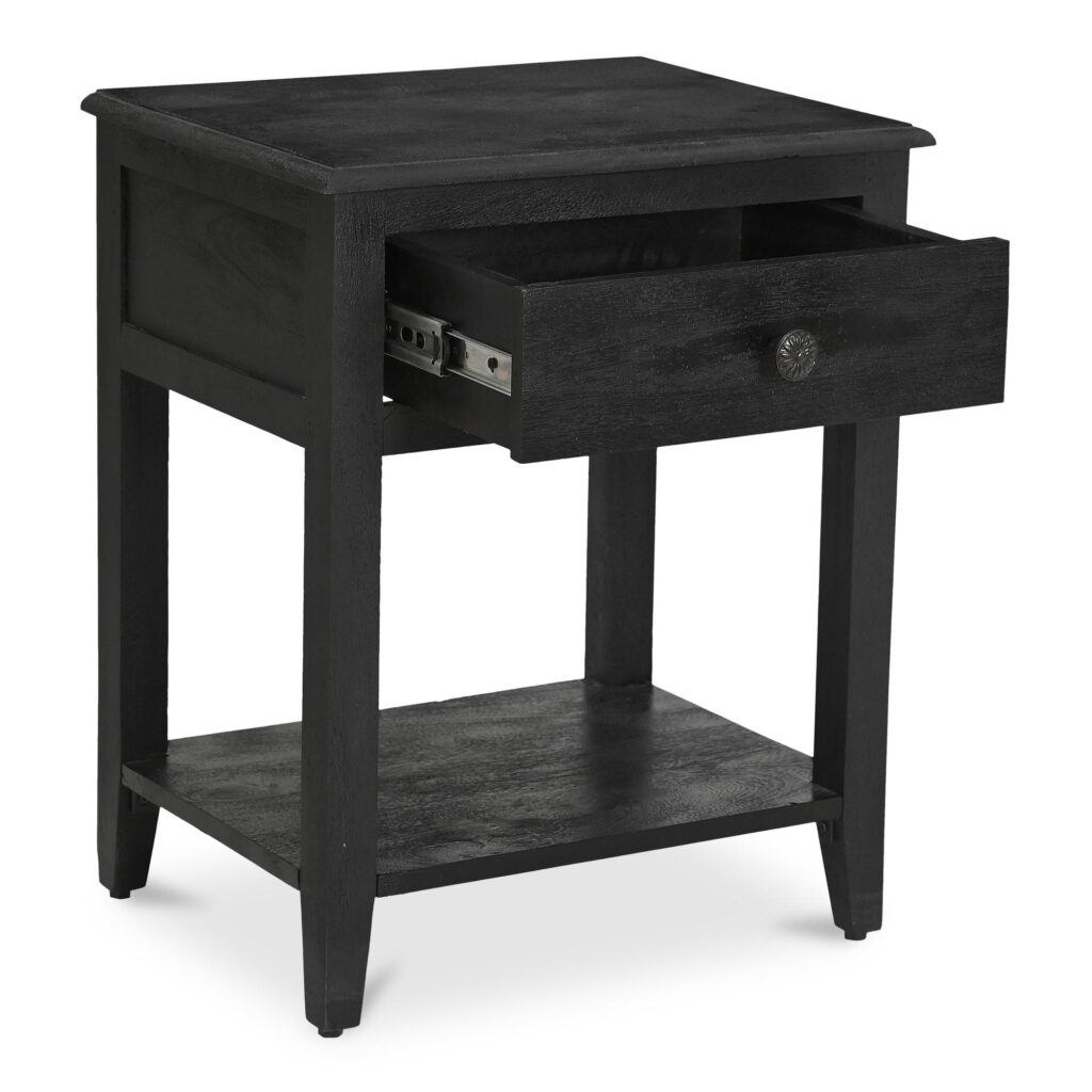 Corrine Nightstand Antique Black - Image 3