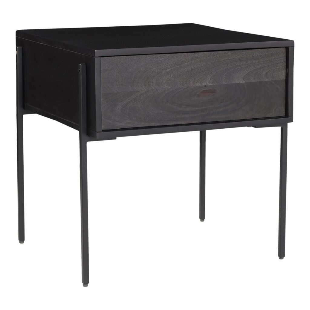 Tobin Side Table Charcoal Grey - Image 2