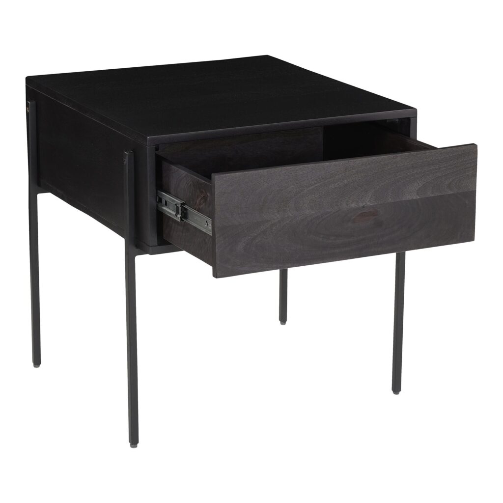 Tobin Side Table Charcoal Grey - Image 3