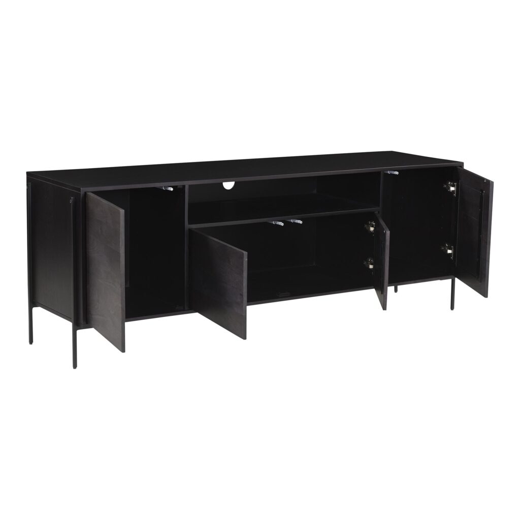 Tobin Entertainment Unit Charcoal Grey - Image 4