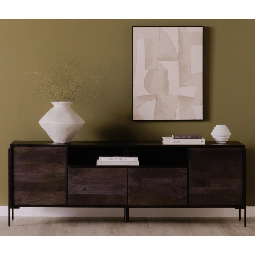 Tobin Entertainment Unit Charcoal Grey - Image 7