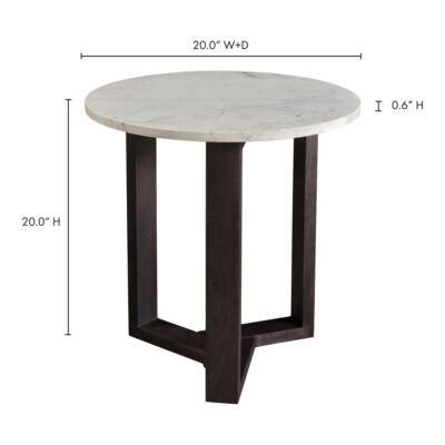 Jinxx Side Table Charcoal Grey JD-1019-07-0 JD 1019 07 70