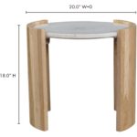 Dala Side Table White JD-1038-18-0 JD 1038 18 70