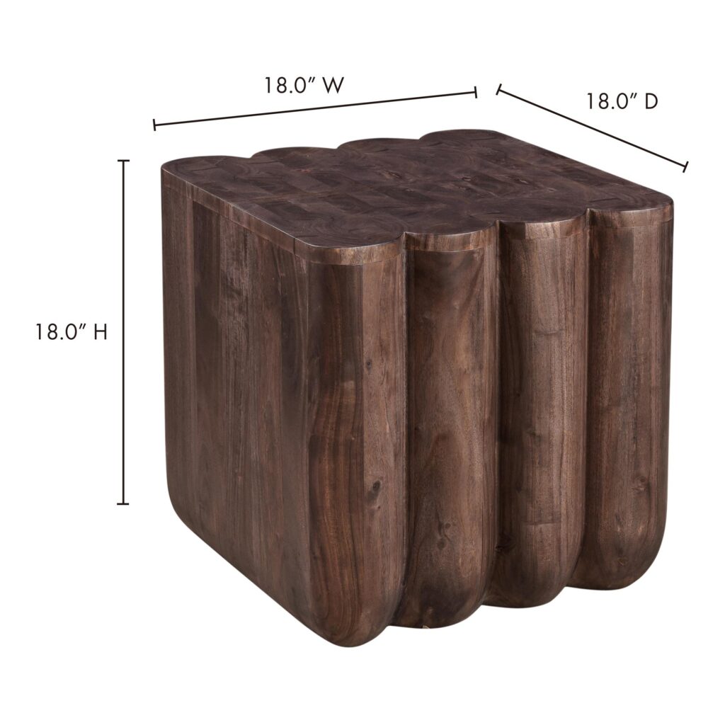 Punyo Punyo Accent Table Espresso Brown - Image 7