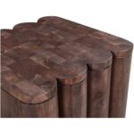 Punyo Punyo Accent Table Espresso Brown JD-1047-07 JD 1047 07 Punyo closeup shadsilo