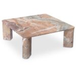 Segment Coffee Table Orange Levante Marble JD-1048-12-0 JD 1048 12 0 03