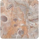 Segment Coffee Table Orange Levante Marble JD-1048-12-0 JD 1048 12 0 07