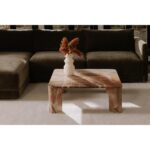Segment Coffee Table Orange Levante Marble JD-1048-12-0 JD 1048 12 0 30