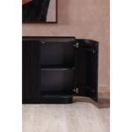 Povera 4 Door Sideboard Black JD-1050-02 JD 1050 02 30