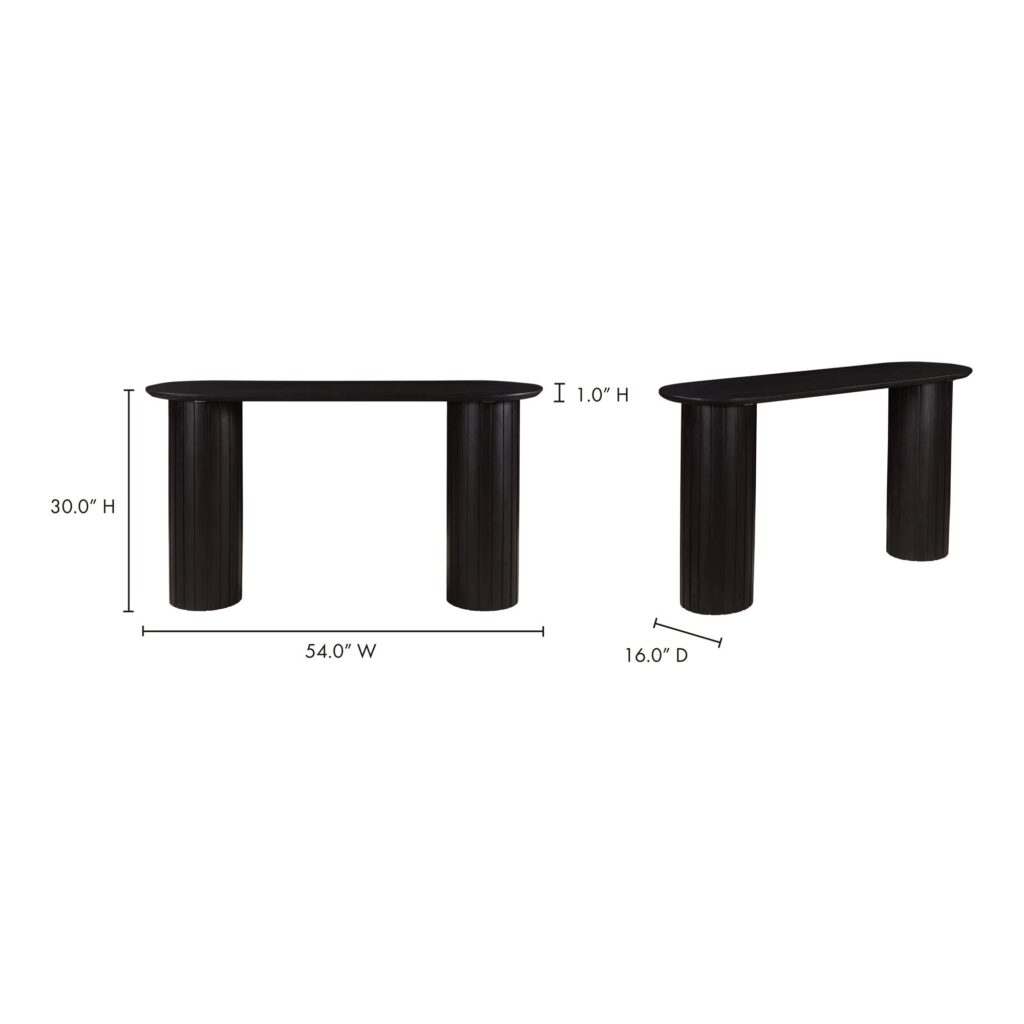 Povera Console Table Black - Image 5