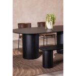 Povera Dining Bench Black JD-1053-02-0 JD 1053 02 0 10