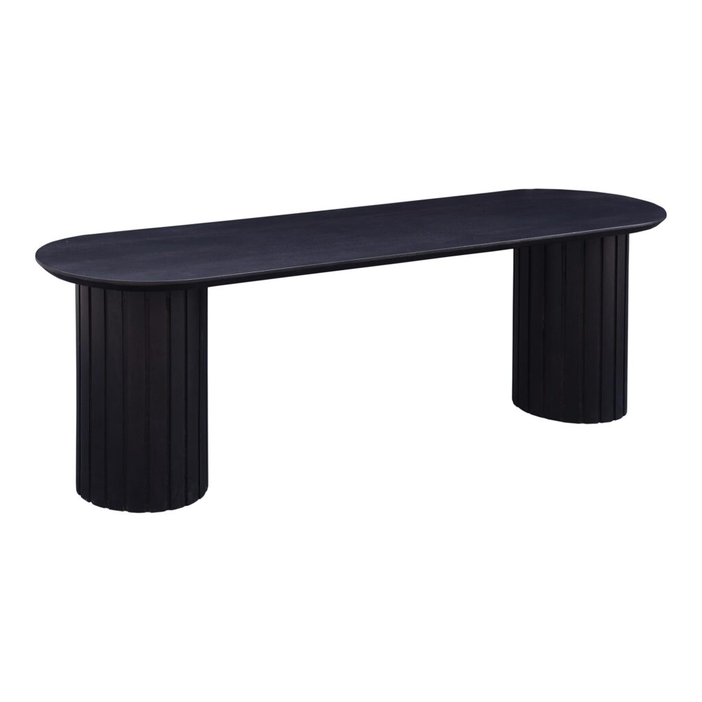 Povera Dining Bench Black - Image 2