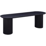 Povera Dining Bench Black JD-1053-02-0 JD 1053 02 01