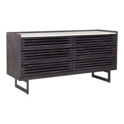 Paloma 6 Drawer Dresser Black JD-1057-07-0 JD 1057 07