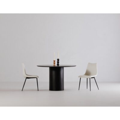 Povera Round Dining Table Black JD-1059-02-0 JD 1059 02 0 50