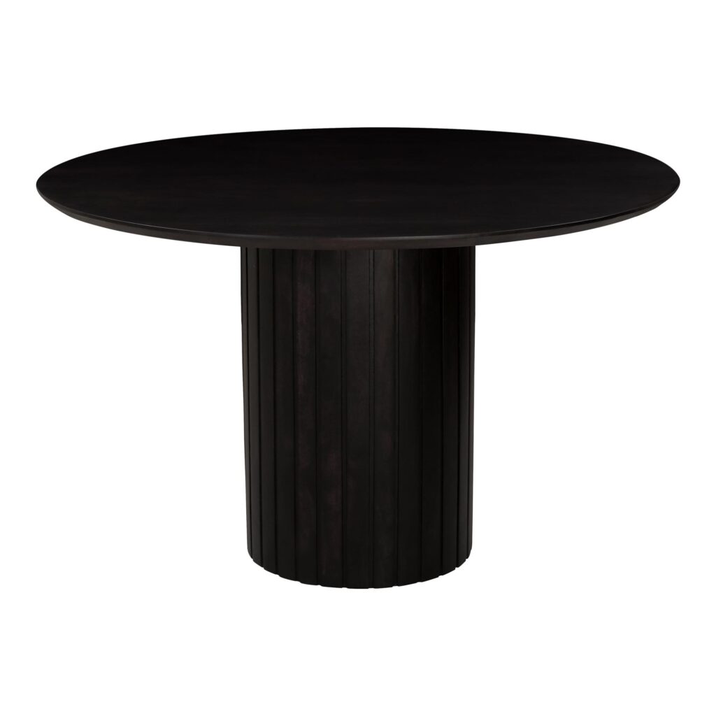 Povera Round Dining Table Black - Image 2