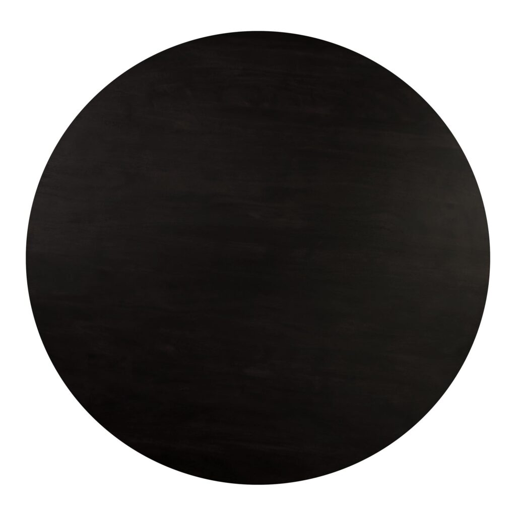 Povera Round Dining Table Black - Image 3